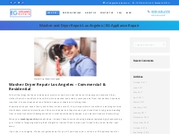 Washer Dryer Repair Los Angeles | EG Appliance Repair