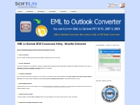 View EML to Outlook 2010 Conversion Utility Advance Feature