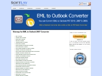 Sitemap for Import EML to Outlook 2010/2007/2003