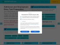   	EntryTest - Admission and Employment Test Preparation