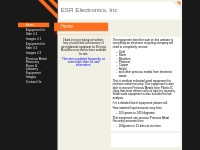 ESR Electronics, Inc - Home