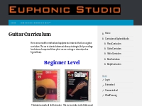 Guitar Curriculum   Euphonic Studio Music Lessons