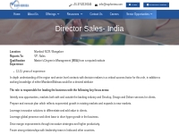 Director of Sales Jobs in Mumbai/NCR/Bangalore | EUPHORIEA
