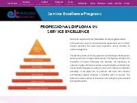 Service Excellence Programs | Excellence Tetralogy