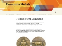 Medals of P.M.Dammann | Exonumia Medals