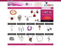 Handcrafted custom jewelry, crystal necklaces, pearl sets, bracelets