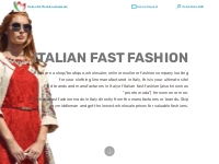 Italian fast fashion wholesale suppliers: Prato fast fashion clothing 