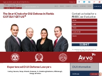 DUI Defense Lawyers In Sarasota, Tampa, Orlando, Bradenton, and Polk C
