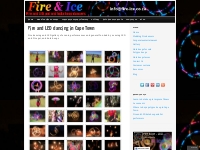 Gallery of fire dancing and LED dancing images by Fire   Ice Cape Town