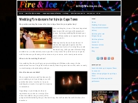 Wedding fire dancers for hire in Cape Town - Wedding fire dancer