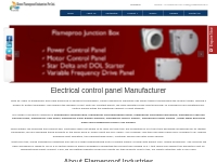 Flameproof Electrical control panel manufactures & suppliers in Mumbai