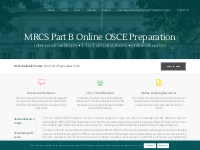 MRCS OSCE Part B Online Preparation Course | Floreo Associates