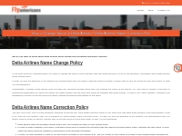 Delta Airlines Name Change Policy | Delta Airlines Name Correction
