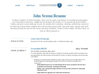 Resume of John Sexton, Owner   Founder of FoundationsFour