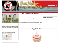 Fox Valley Dog Training Club -          Home