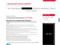 Buyers Process - F. Wilson Real Estate Company