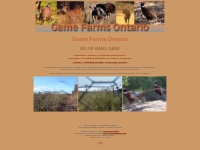Game Farms in Ontario