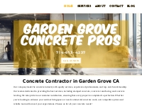 Concrete Company | Concrete Contractors | Garden Grove, CA