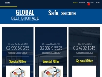 Global Self Storage - Brookvale, Lane Cove, Mona Vale, Penrith Sydney