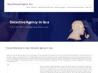  	Private Detectives in Goa, Detective Agency in Goa.
