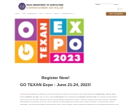   	GO TEXAN EXPO