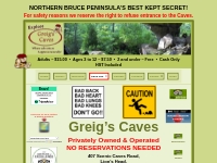 Greig s Caves on the Bruce Peninsula in Southern Ontario