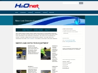 Water Leak Detection Equipment – From H2onet South Africa