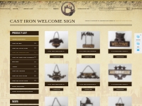 Cast Iron Welcome Board, Cast Iron Welcome Sign Wholesaler,Supplier, M