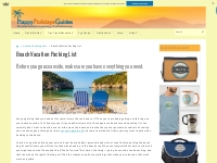 Beach Vacation Packing List - Essential Supplies