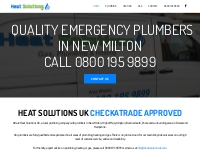 Heat Solutions UK | Quality Emergency Plumbers in New Milton