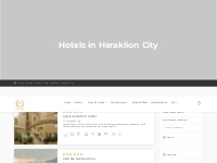 Hotels in Heraklion City  | The Finest Hotels of the World