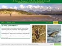 Wildlife holidays in Wester Ross self catering accommodation near Gair