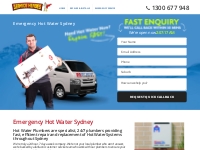 Emergency Hot Water Sydney | Hot Water Plumbers Sydney
