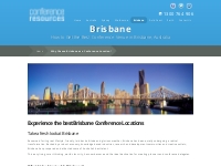 Why Choose Brisbane as a Conference Location?