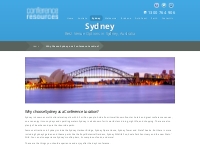 Why Choose Sydney as a Conference Location?