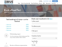 Book a Road Test | Road Test Booking | iDrive School