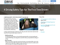 4 Driving Safety Tips For The First Time Drivers