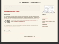 The Interactive Fiction Archive