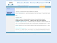 About IJCSN Computer Science Journal
