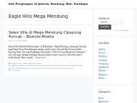 Eagle Hills Mega Mendung   Info Penginapan di Jakarta, Bandung, Bali, 