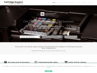 One Stop for All Your Cartridge Questions | Cartridge Support
