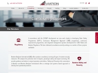 Aviation Security Services, Airport Consulting Companies | Aviation Co
