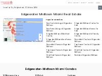 Edgewater Midtown Miami Homes and Condos