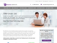 CRM Users Email List - IT Mailing Contacts