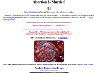 Abortion Is Murder!