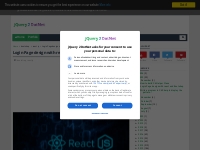  Login Page design with react and Bootstrap - jQuery 2 DotNet