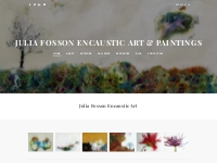 Julia Fosson Encaustic Art   Paintings - Julia Fosson Encaustic Art   