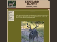 Texas Trophy Whitetail Deer Hunting Junction TX Berniard Ranch