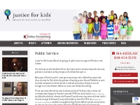 Public Service - Justice for Kids Howard Talenfeld with Kelley Kronenb