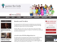 Results and Verdicts - Justice for Kids Howard Talenfeld with Kelley K